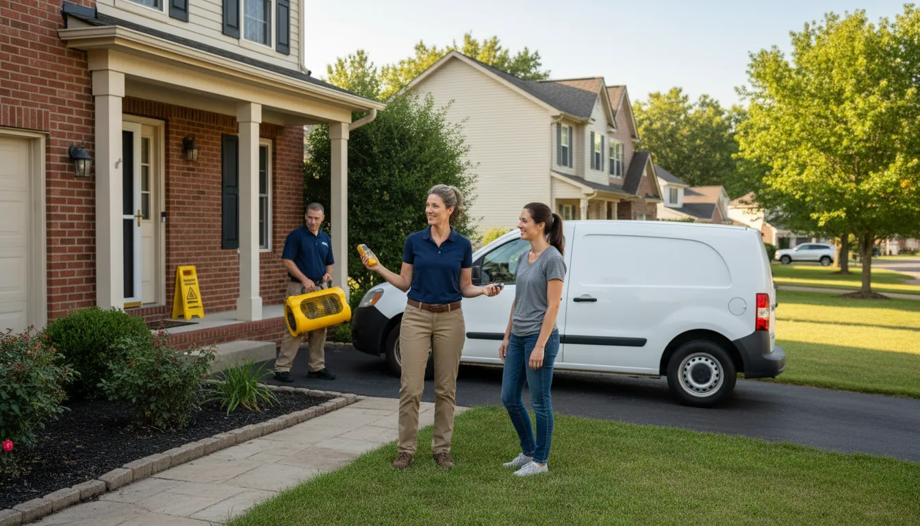 Water restoration image for Water Damage & Restoration Services in Millington, MD